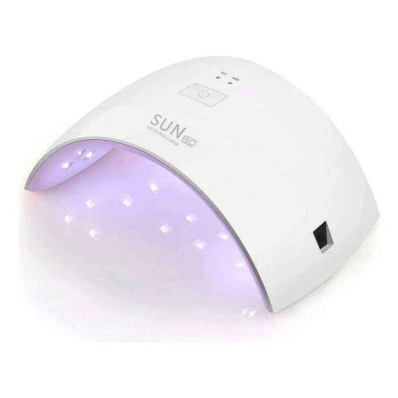 Secador Uñas Uv Led Lampara Manicure Profesional Blanco