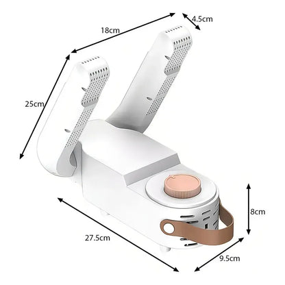 Secador De Calzado Portátil Plegable Con Ozono Y Luz Uv Santi Blanco
