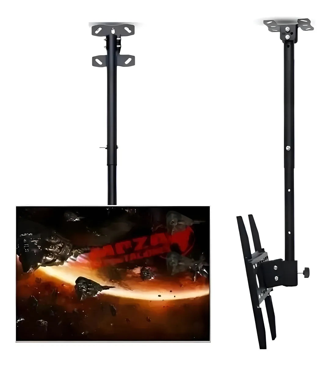 SOPORTE TV TECHO PARED AJUSTABLE 26 A 55 PULGADAS