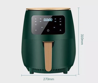 Freidora Aire Airfryer Digital 6 Litros Sin Aceite Color Negro, Verder, Rojo