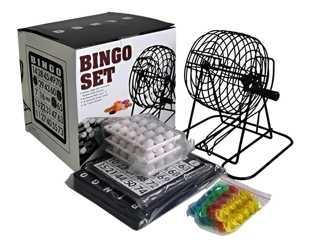 Bingo Juego Completo Tombola Fichas Pelotas