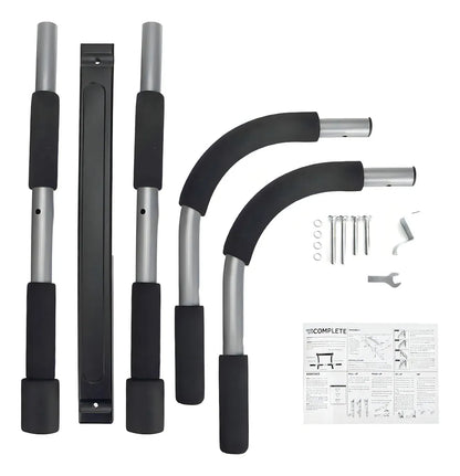 Barra Ejercicio Multifuncional Puerta Abdominales Flexiones Color Negro Ejercicios Fitness Multifunción Muscular