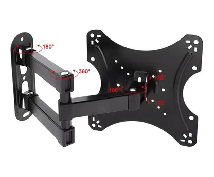 Soporte Tv Brazo Home Desing - 117B-2 14 a 55 Pulgadas Peso Max 50kg Color Negro