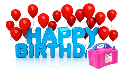Inflador de Globos Electrico Rosa