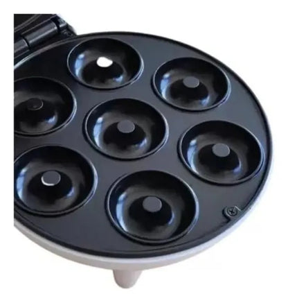 Maquina Para Hacer Donas Antiadherente Crepe Mini Donas Postres 7 Rosquillas