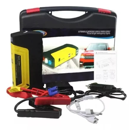 Partidor De Auto Batería Powerbank Cargador Usb 12v Celular