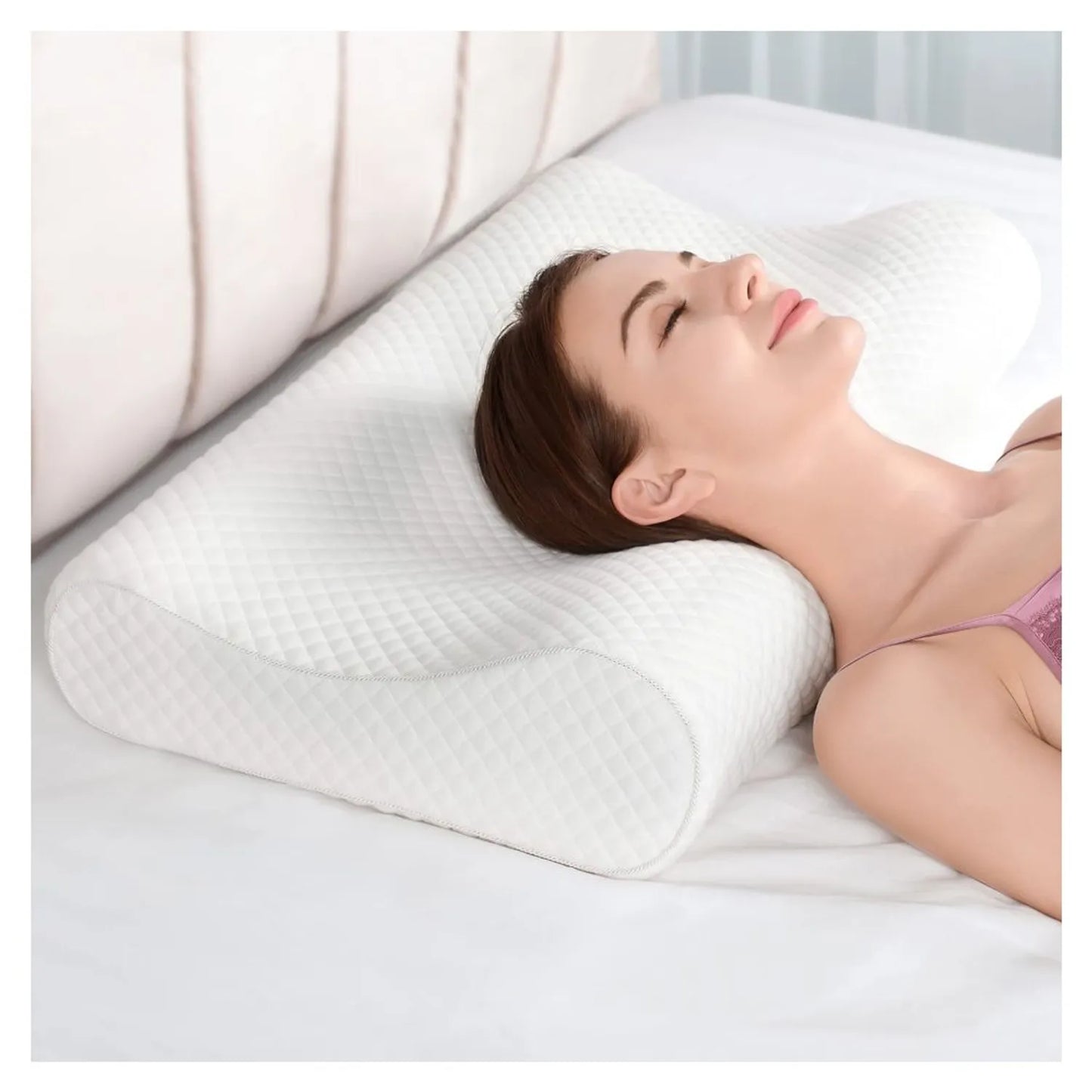 Almohada Viscoelástica Ortopédica De Espuma