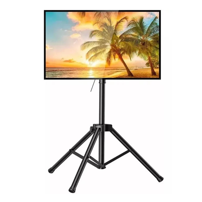 Base Trípode Pedestal Tv 32 A 55 Pulgadas Giratorio 360° Color Negro